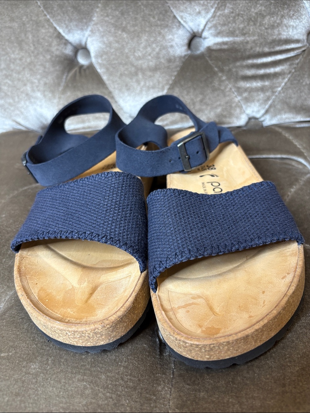 Birkenstock Papillio blue platform sandals NWOT - Picture 3 of 6